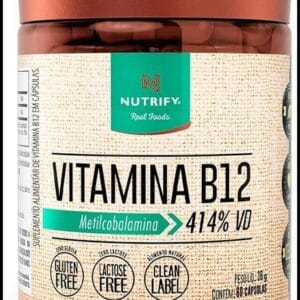 Nutrify Vitamina B12-60 cápsulas
