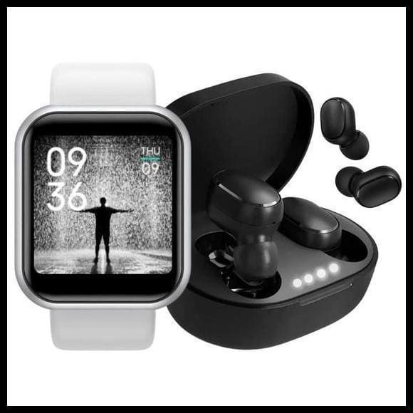 Relógio Smart Watch Digital D20 Masculino/Feminino + Fone Bluetooth Sem Fio