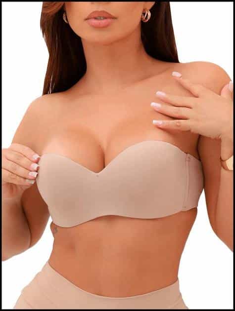 Sutiã Feminino Tomara que Caia Reforçado Fecho Triplo Sutiã Liso