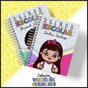 Coleção Volta Aulas Candy Agenda Infantil 2026 - Agenda escolar
