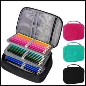 Estojo Escolar/Estojo Box/Estojo De Lápis De Quatro Camadas Com 72 Furos De Cor/Material Escolar Feminino/Masculino