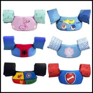 Boia infantil de natação colete flutuante de 1 a 6 anos