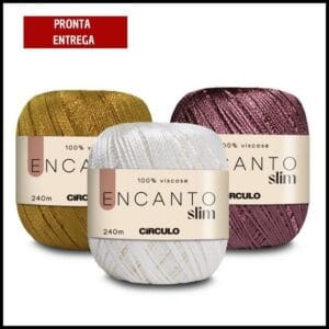 Linha Encanto Slim Círculo Crochê/Trico 100 Gramas 240m