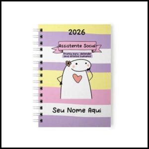 Agenda Personalizada 2026 - Assistente Social - FLORK