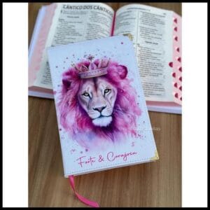 Biblia NTLH Leão forte e corajosa - capa dura Acolchoada SBB