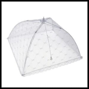 Protetor de Alimentos em Renda Cobre Bolo Pudim Fruta 33CM - Art House