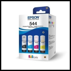 Kit 04 Tintas Originais Para L3250 L3150 L3210 L3110 L5190 L5290 T544 - Original