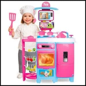 Mega Cozinha Master Chef Brinquedo Interativo Sai Água De Verdade Com Acessórios Samba Toys
