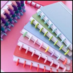 Caderno De Discos inteligente Colors - Capa Dura - Moreih - P , M ou G