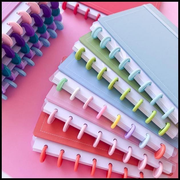 Caderno De Discos inteligente Colors - Capa Dura - Moreih - P , M ou G