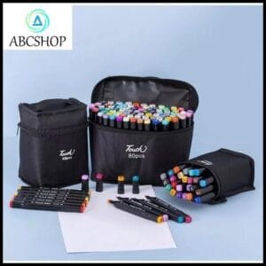 24 até 168 Cores Touch Marker Caneta Marcadora Com Ponta Dupla/Pintura De Arte/Aquarela/Material Escolar/Escritório