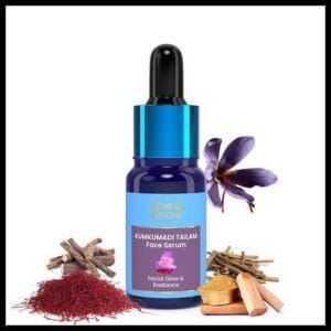 Óleo Facial Blue Nectar Saffron & Manjish Kumkumadi - 9ml - 26 Ervas