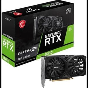 Placa de Vídeo MSI NVIDIA Geforce - RTX 3050, 6GB, DDR6, 96 Bits
