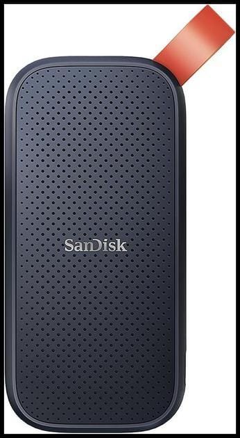 SanDisk SSD portátil de 1 TB - até 800 MB/s, USB-C, USB 3.2 geração 2, firmware atualizado - Unidade de estado sólido externa - SDSSDE30-1T00-G26