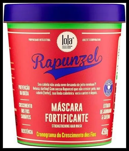 Rapunzel Máscara de Tratamento 450g , Lola Cosmetics