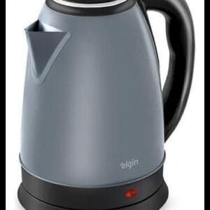 Chaleira Elétrica Inox Elgin Sem Fio 1,8 L Cinza Lunar