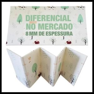 Tapete Infantil Dobrável Emborrachado Bebê Dupla Face