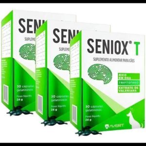 3 Seniox T Suplemento Alimentar Para Cães E Gatos Kit 30 Cap