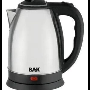 Chaleira Elétrica Inox 1,8 Litros Jarra Bule BAK Cor Prata