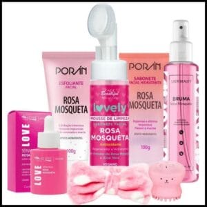 Kit skin care limpeza de pele rosa mosqueta