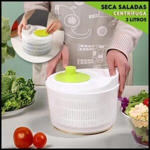 Centrífuga De Salada Secador Manual - Nosso Lar