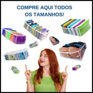 Kit Colmeia Organizadora de gavetas/Organizador de guarda roupa kit - Organizalux