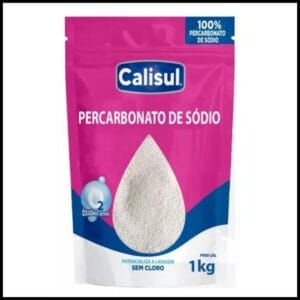 Percarbonato 100% Puro Tira Manchas Roupas Brancas e Coloridas