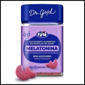Fini Melatonina 60 Cápsulas | Sono de Qualidade, Relaxamento e Bem-Estar | Suplemento Original