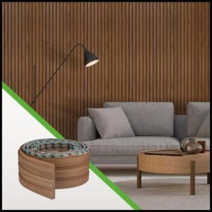 Painel Ripado Laminado Linha Madeto Meu Rodapé 10m Cor Nogueira Natural | Envio FULL