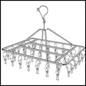 Varal 40 Prendedores Para Roupa Intima Para Calcinha Meia Cueca Reforçado inox 08/10/20/60 Prendedores