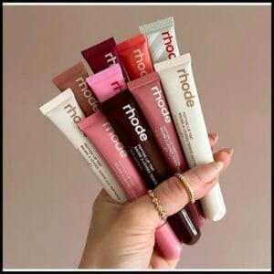 Rhode Hailey Peptídeo Batom Hidratante Labial Colorido Bálsamo Framboesa Fita Torrada Espresso Lip Gloss Glaze