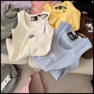 High-End sentimento curto sem mangas corpo esportes All-Match colete de Fitness superior pele-amigável respirável Yoga T