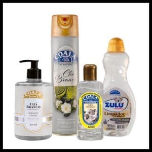 Kit Casa Limpa Coala/Zulu Perfumes - Chá Branco