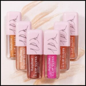 Lip Gloss Brilho Labial Com Glitter Ruby Rose HB 8234