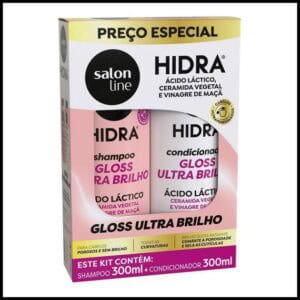 Kit Shampoo + Condicionador Hidra Nutrição e Brilho Salon Line 300ml