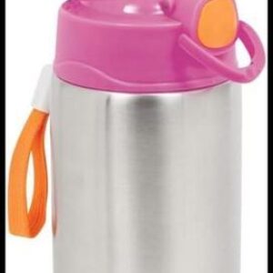 Garrafa Térmica Parede Dupla, Buba, Rosa, 400 ml