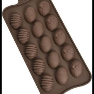 Forma Em Silicone Mini Ovo De Páscoa Antiaderente Chocolate Decoração