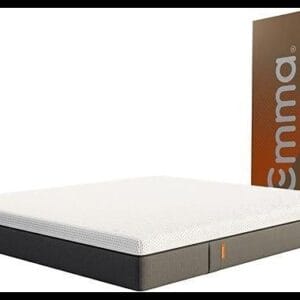 Colchão Queen Emma Original 25 cm - 158x198 cm, Espuma Viscoelástica 3 Camadas, Conforto Superior, Suporte para Coluna, Alta Respirabilidade, Capa Lavável, 10 Anos de Garantia, 100 Noites de Teste