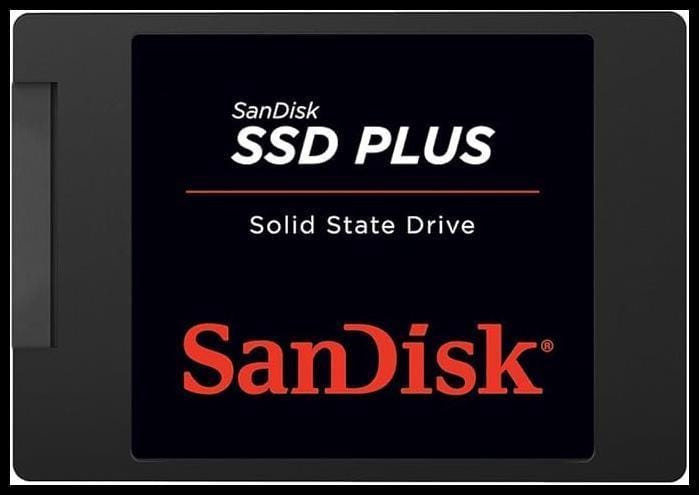 SANDISK SSD Plus Unidade de estado sólido interna de 500 GB - SATA III 6 Gb/s, 7 mm, velocidades de leitura/gravação de até 545 MB/s / 505 MB/s - SDSSDA-500G-G28