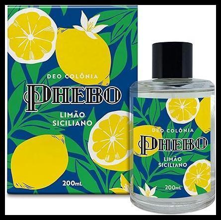 PHEBO - Deo Colônia Limão Siciliano 200ml