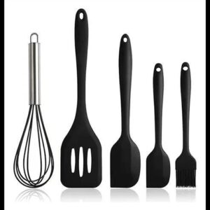Jogo De Cozinha Kit5 Peças Utensílios De Cozinha Em Silicone