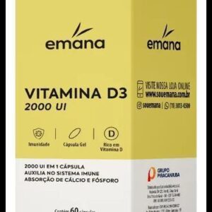 Vitamina D3 60 Cápsulas Emana