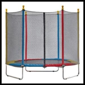 Justfun Cama Elástica Infantil Pula Pula Trampolim 1,80 M Colorida