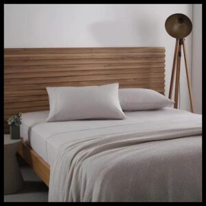 Jogo De Cama Super King Buddemeyer Cotton Essential Cor Bege-002