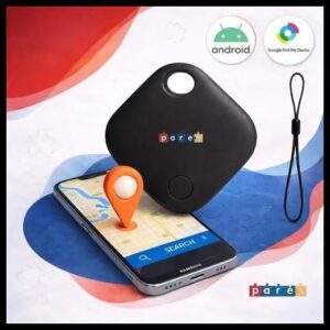 Mini Localizador Rastreador Smart Tag Gps Cor Preto Compatível Com Android Samsung Motorola Xiaomi Pares