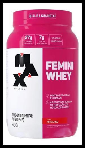 Whey Feminino Com Colageno Hidrolisado Femini Whey 900g