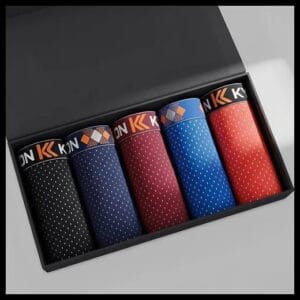 Kit 5 Cuecas Box Boxer Dry Fit Masculina Microfibra Premium