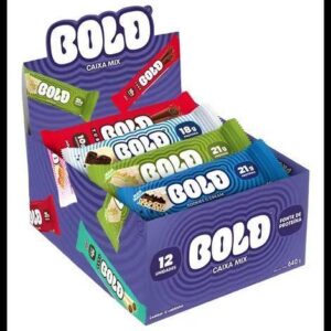 Barra De Proteína Bold Snacks Caixa Mix - Caixa Com 12 Unida Sabor Mista