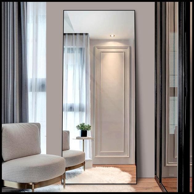 Espelho de Corpo Inteiro Decoração Loja Casa Provador Closet Sala Quarto Lavabo Banheiro 40cm x 80cm