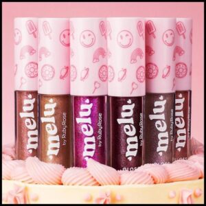 Lip Gloss Brilho Labial Com Glitter Melu - by Ruby Rose
